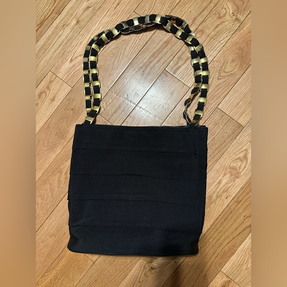 Salvatore Ferragamo metal & canvas tote bag (fits 13” MacBook Air) - Picture 2 of 13